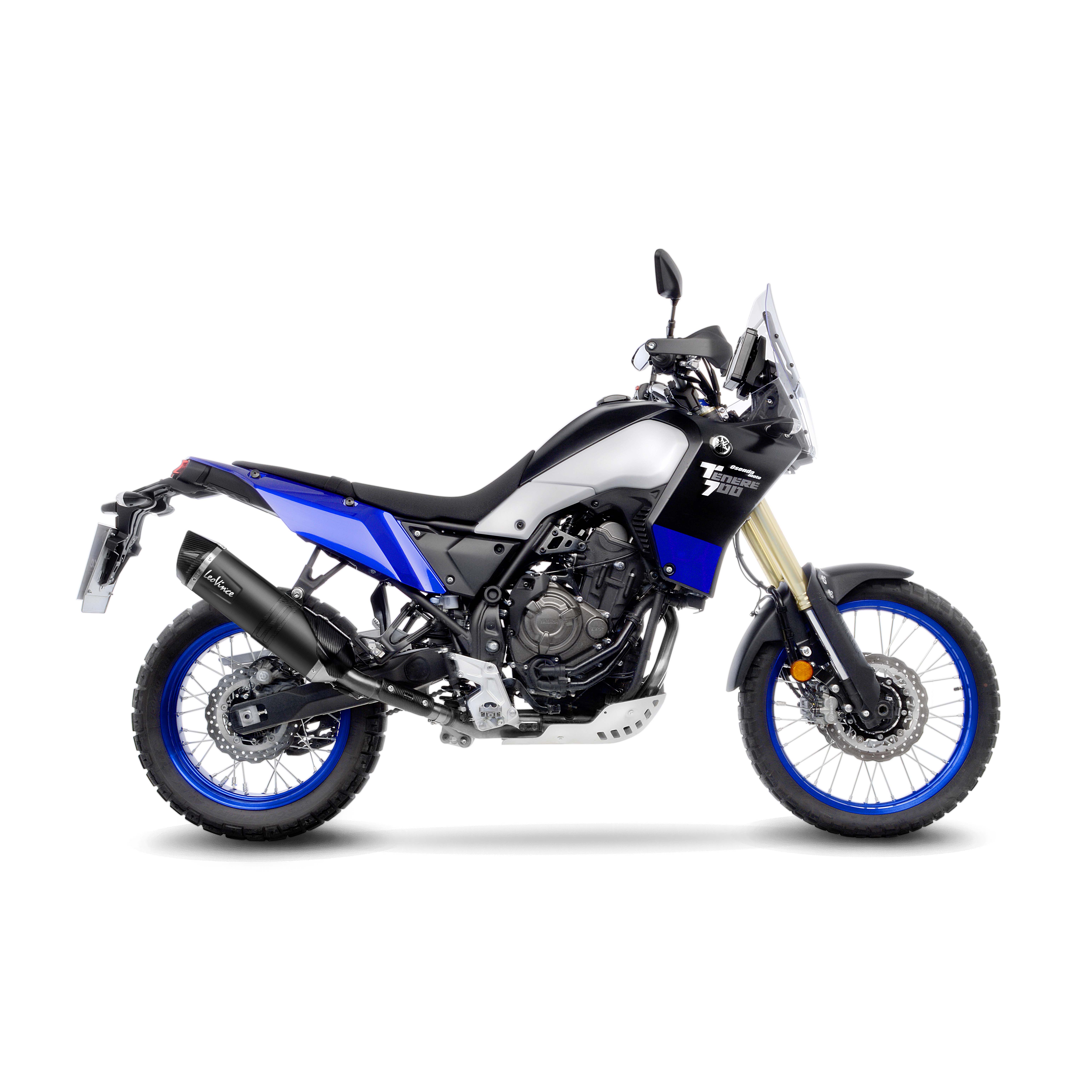 Moto izpūtējs LeoVince ONE EVO Black Yamaha Tenere 700/World Raid/Rally/ Extreme/Explore (2019 - 2024). 