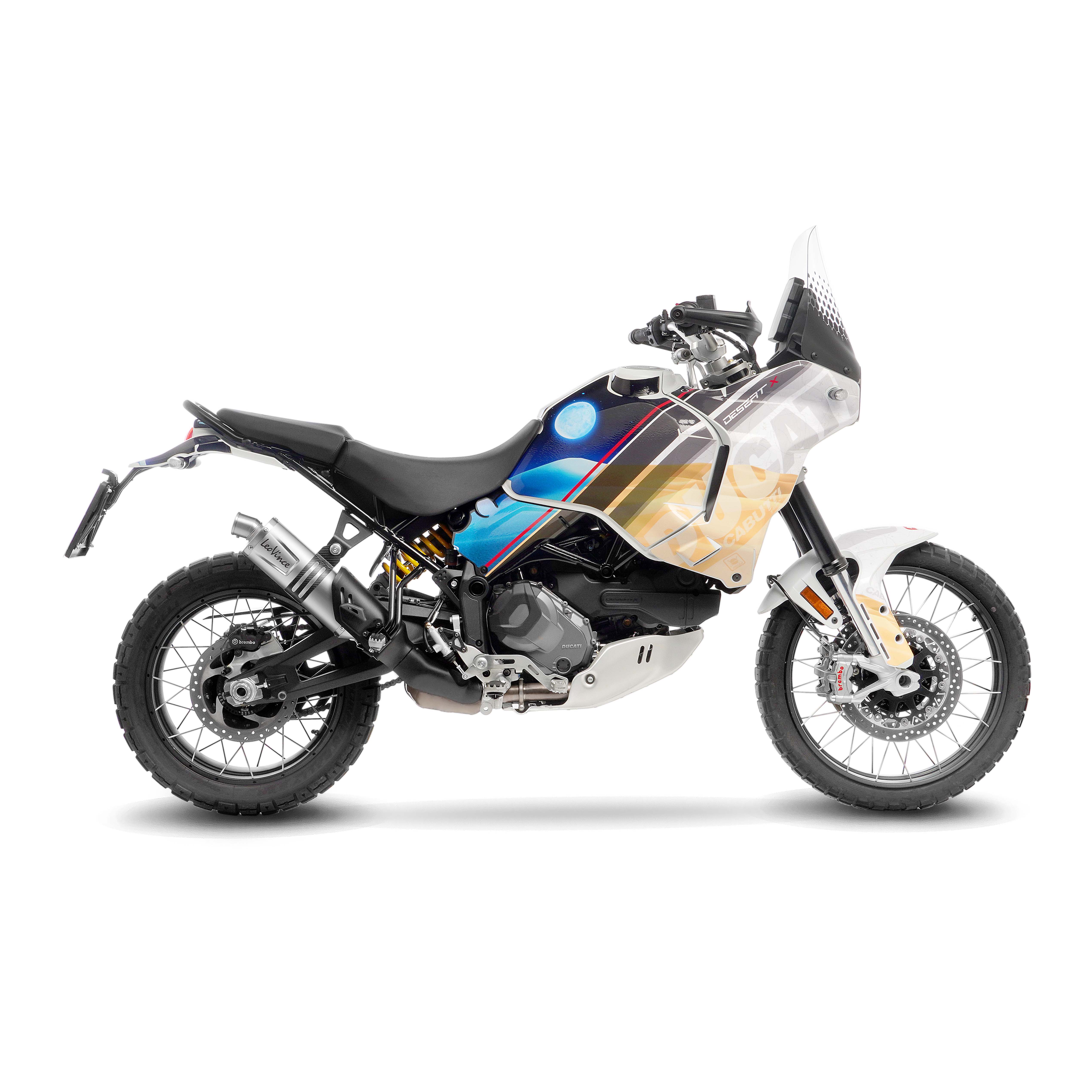 Moto izpūtējs LeoVince ONE EVO Ducati DesertX (2022 - 2024). 