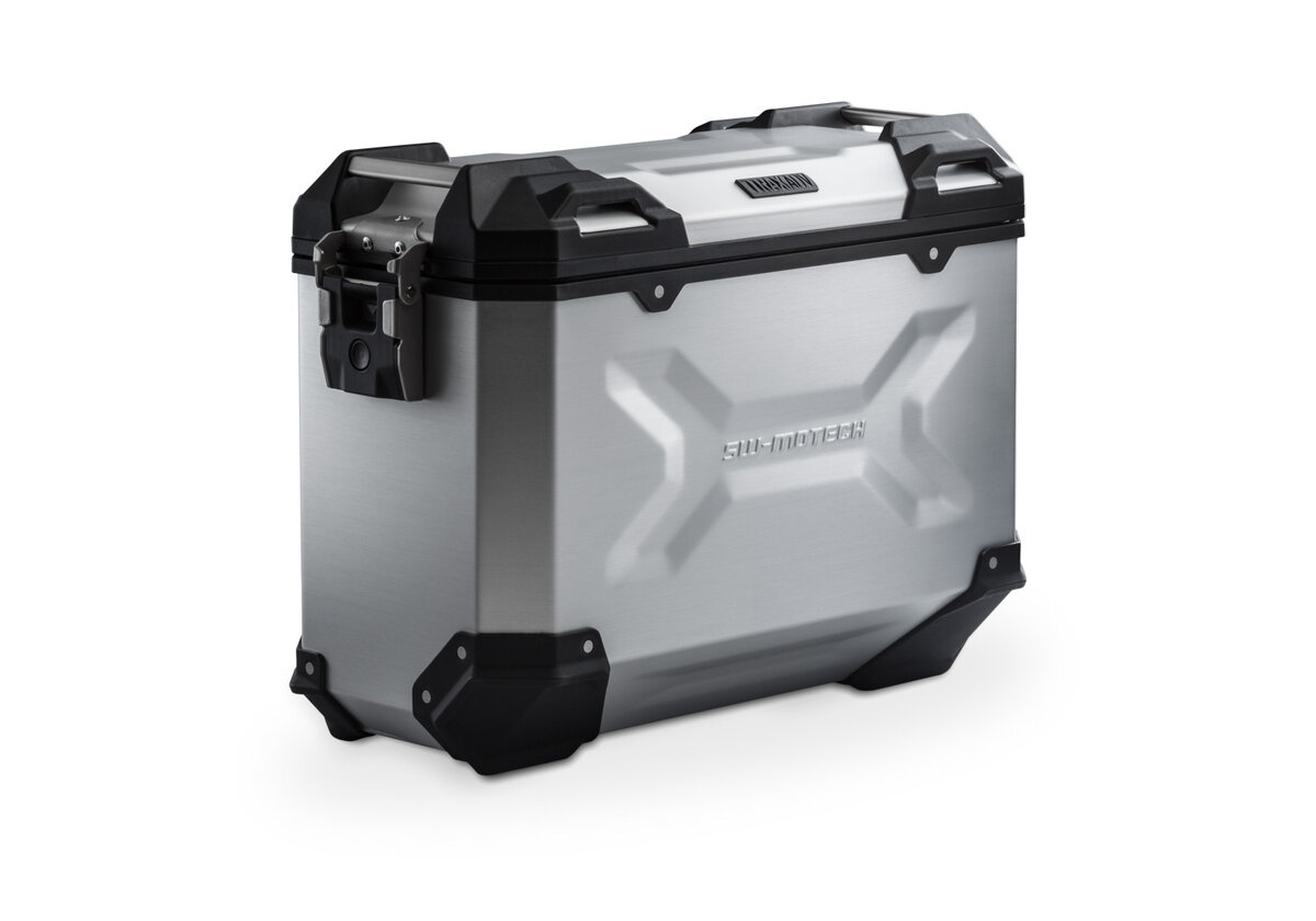 Adventure alumīnija sānu kaste kreisā M sudraba. 37.00 l. Adventure alumīnija sānu kaste kreisā M sudraba. 37.00 l.