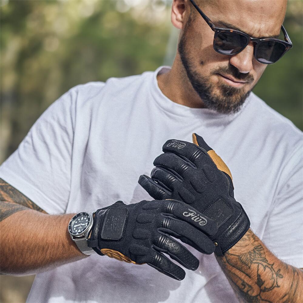 Five Scrambler moto cimdi