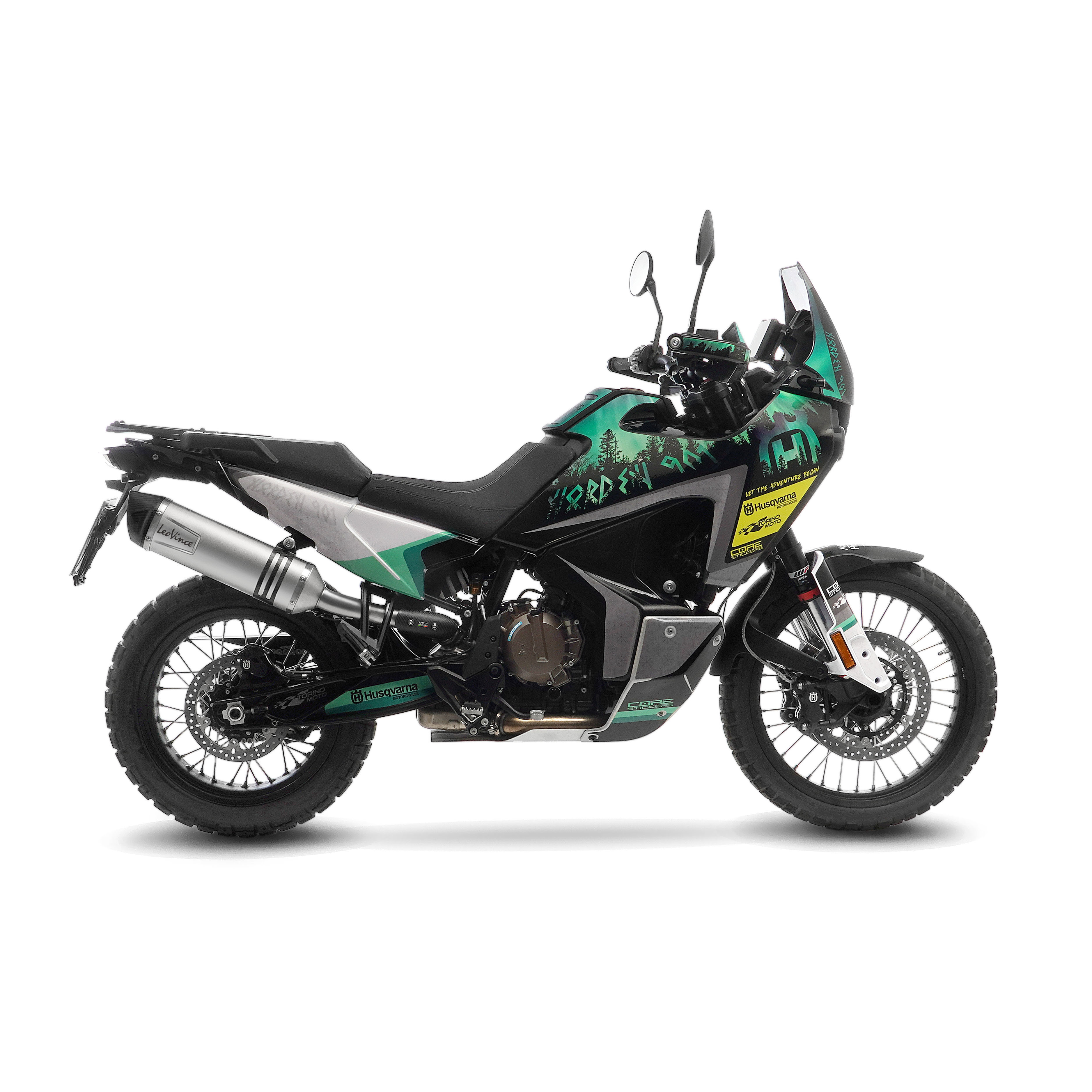 Moto izpūtējs LeoVince ONE EVO Husqvarna Norden 901 (2022 - 2024).