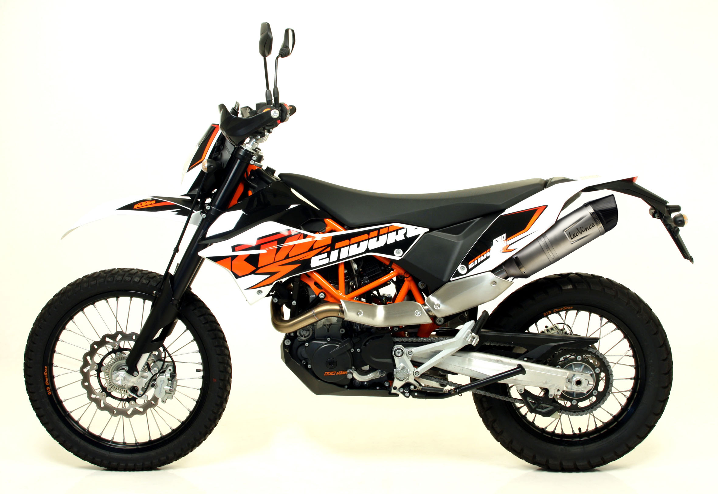 Moto izpūtējs LeoVince ONE EVO KTM 690 Enduro (2008 - 2011).