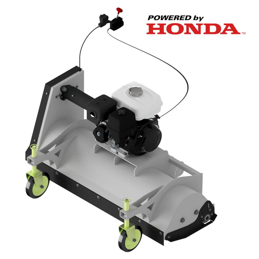 SHARK ATV priekšējais mulčētājs 100 ar Honda GX 270 dzinēju, sudraba krāsā SHARK ATV priekšējais mulčētājs 100 ar Honda GX 270 dzinēju, sudraba krāsā